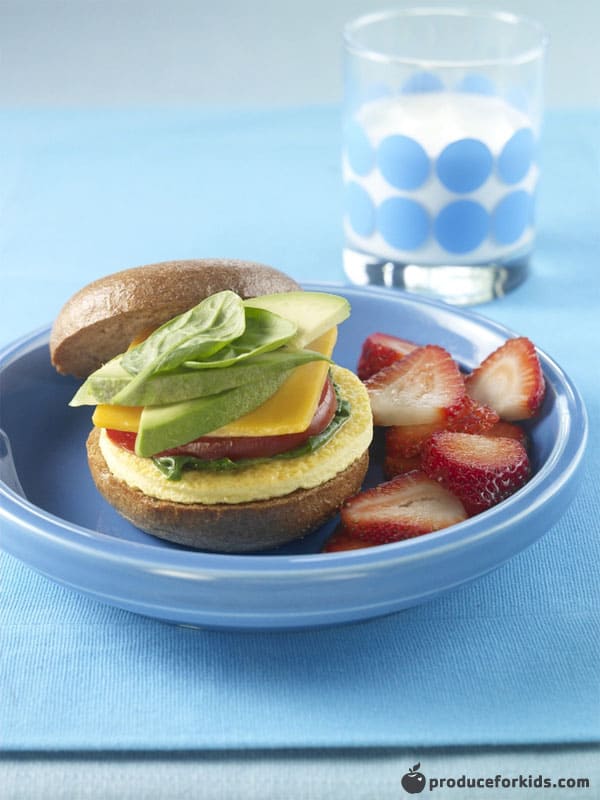 Budget-Boiled Egg and Veggie Sandwich