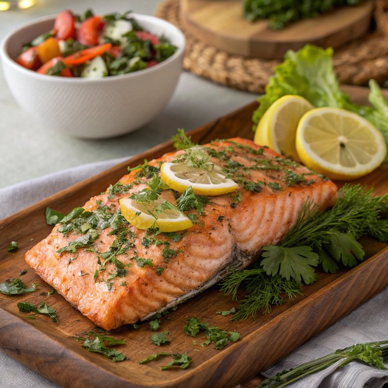 Durotar Herb-Infused Grilled Salmon