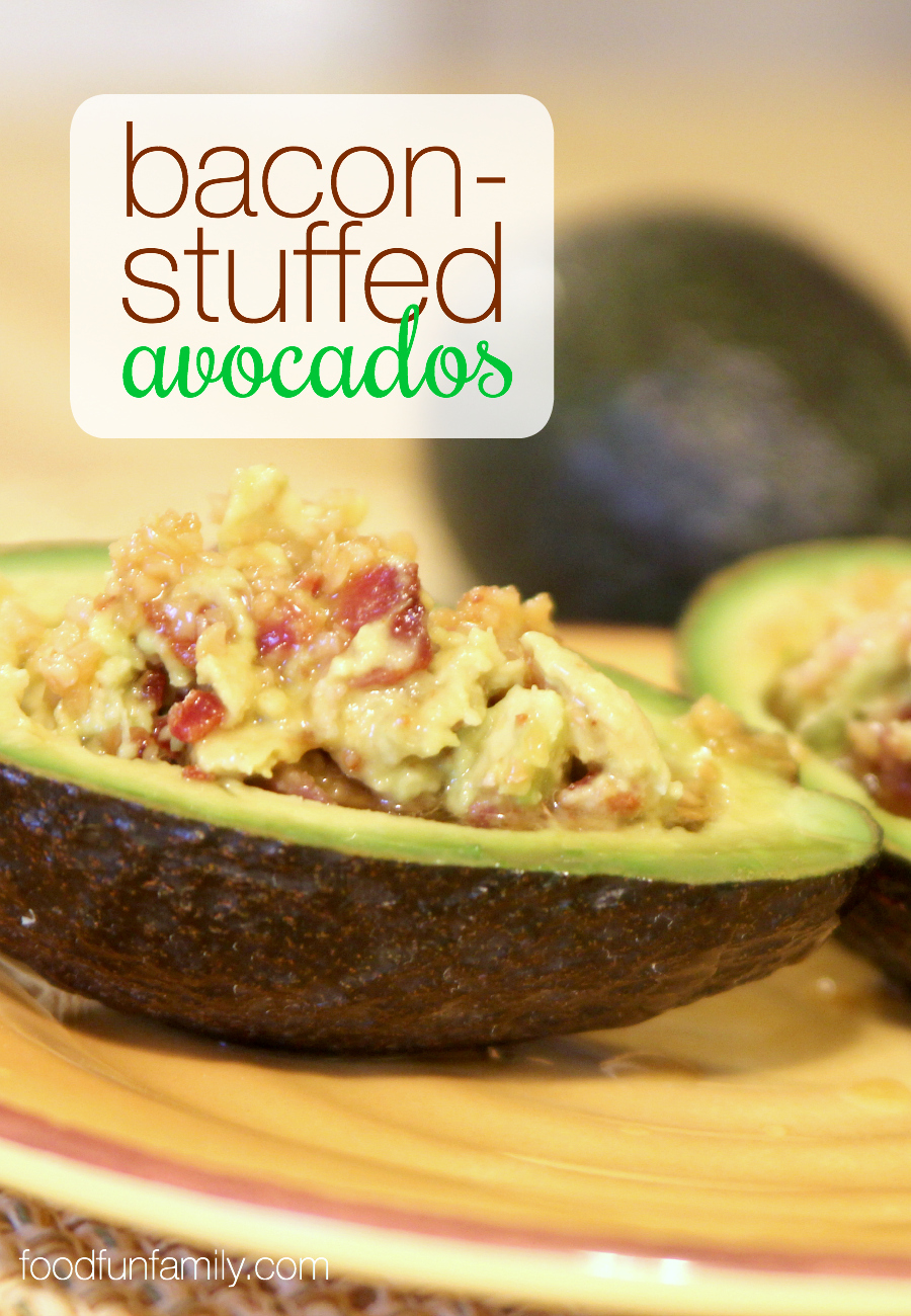 Crispy Bacon-Stuffed Avocado with Creamy Herb Spread