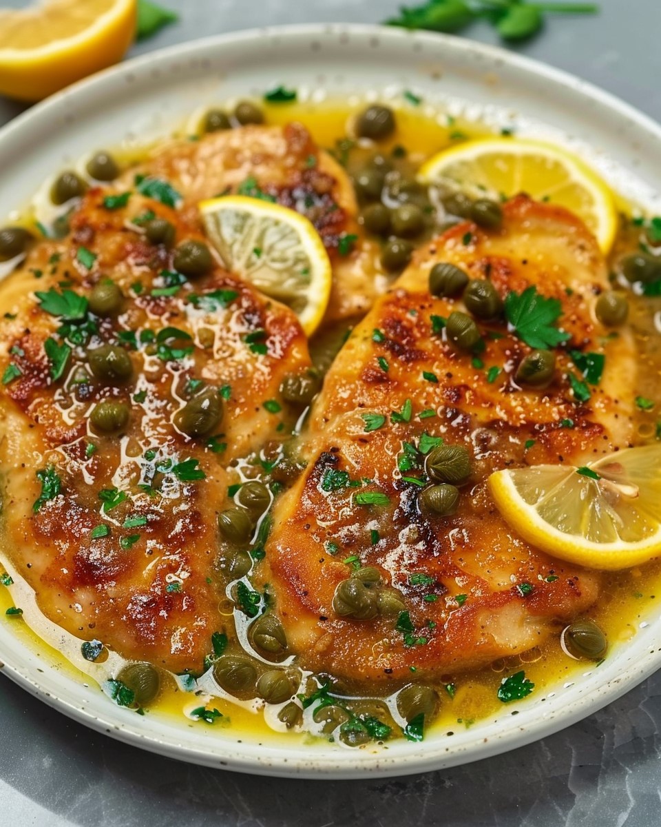 APRN-Approved Chicken Piccata with Lemon Capers