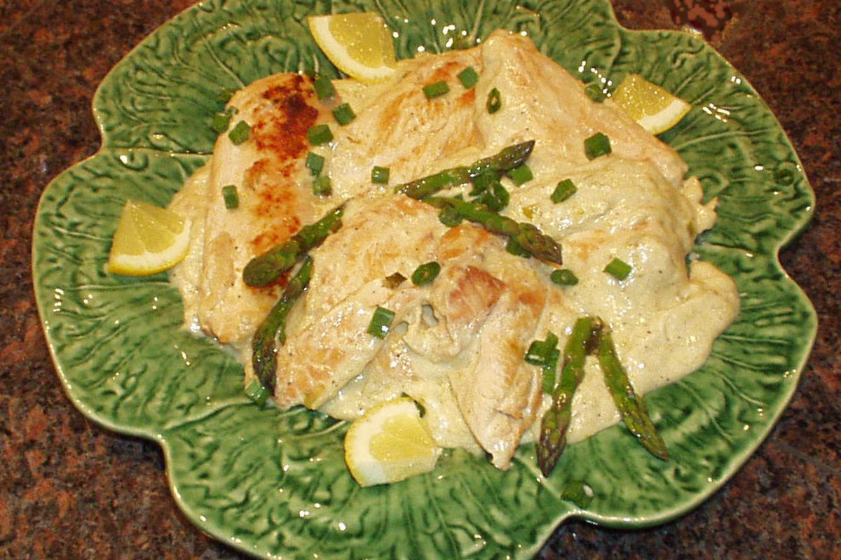 Citrus-Glazed Lemon Chicken with Asparagus