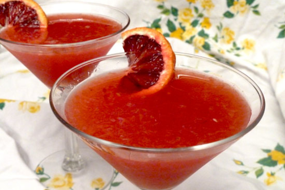 Blood Orange Bianco Martini