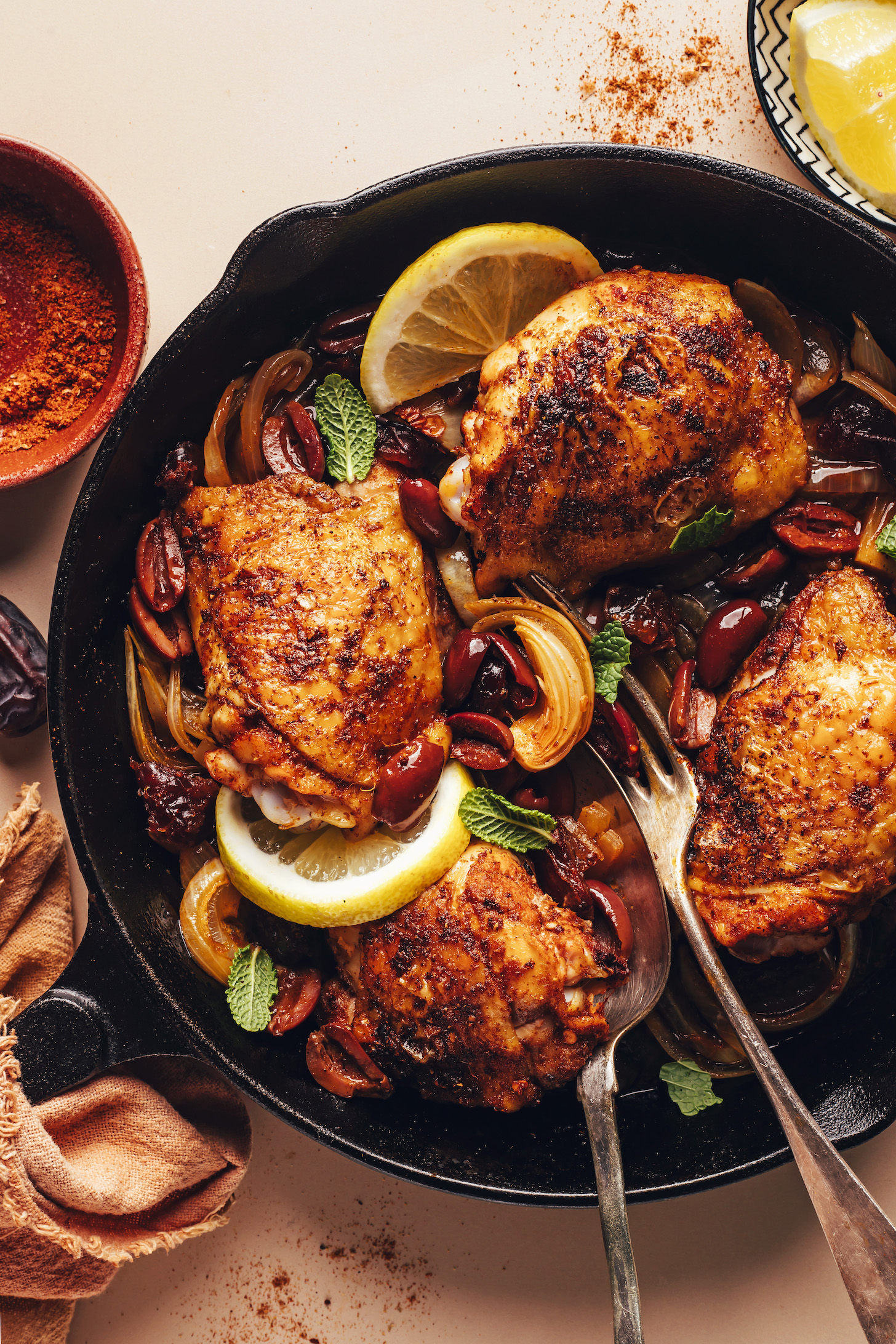 Best Crispy Herb-Butter Chicken Thighs
