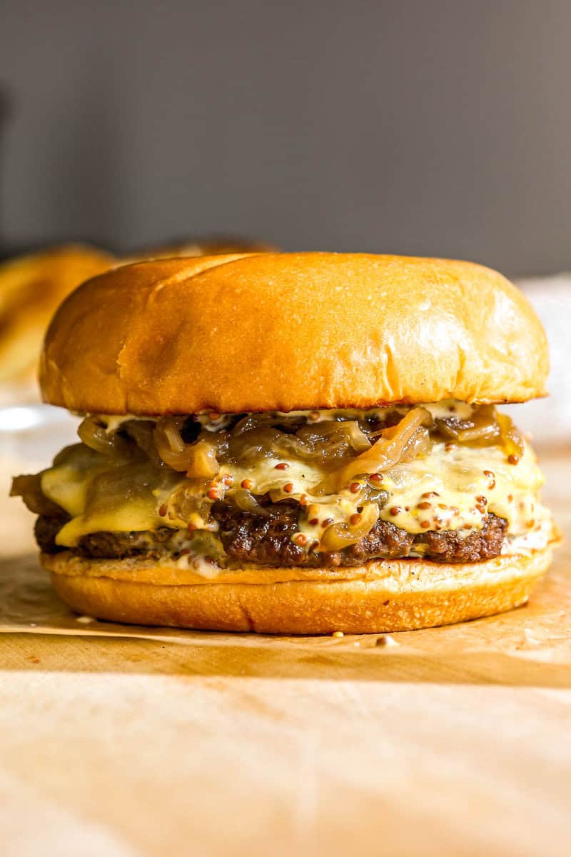 Brainerd Bistro Burger with Caramelized Onions