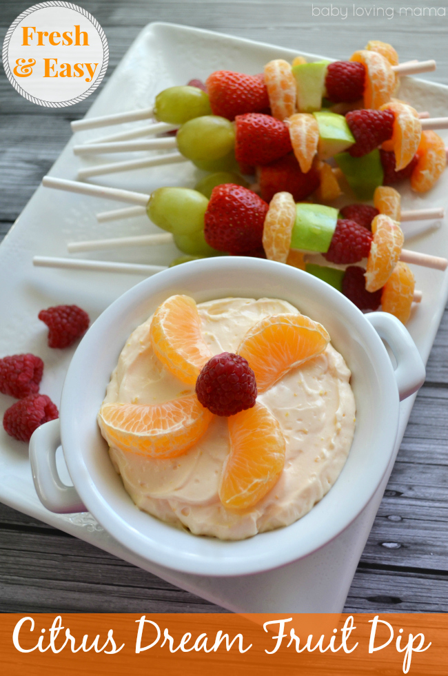 Fun Website Fruit Skewers with Citrus Dip