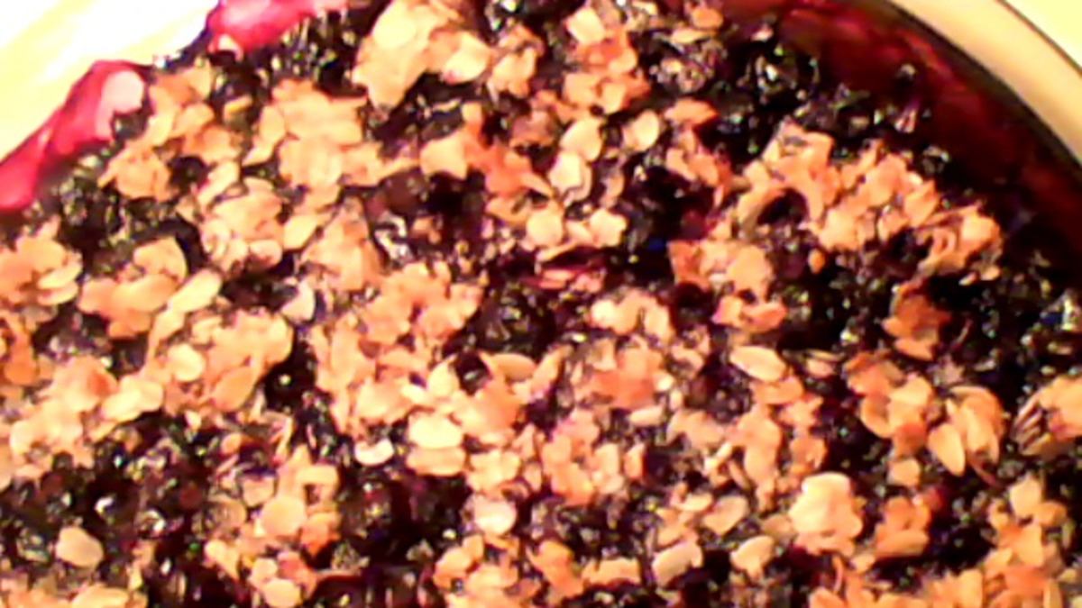 Half-Pint Blueberry Crumble