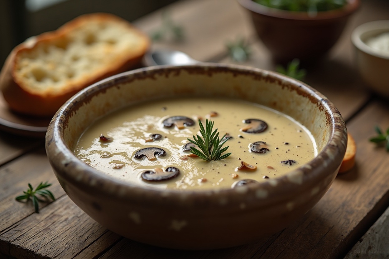 The Best Comforting Creamy Mushroom Soup