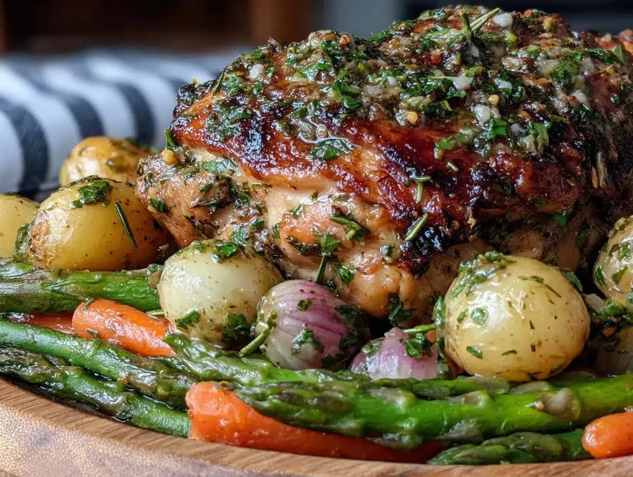Lemon-Herb Slow-Cooker Chicken with Spring Vegetables