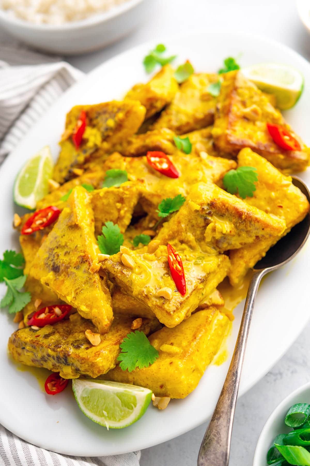 Asian-Style Tofu Stir-Fry with Lemongrass Sauce