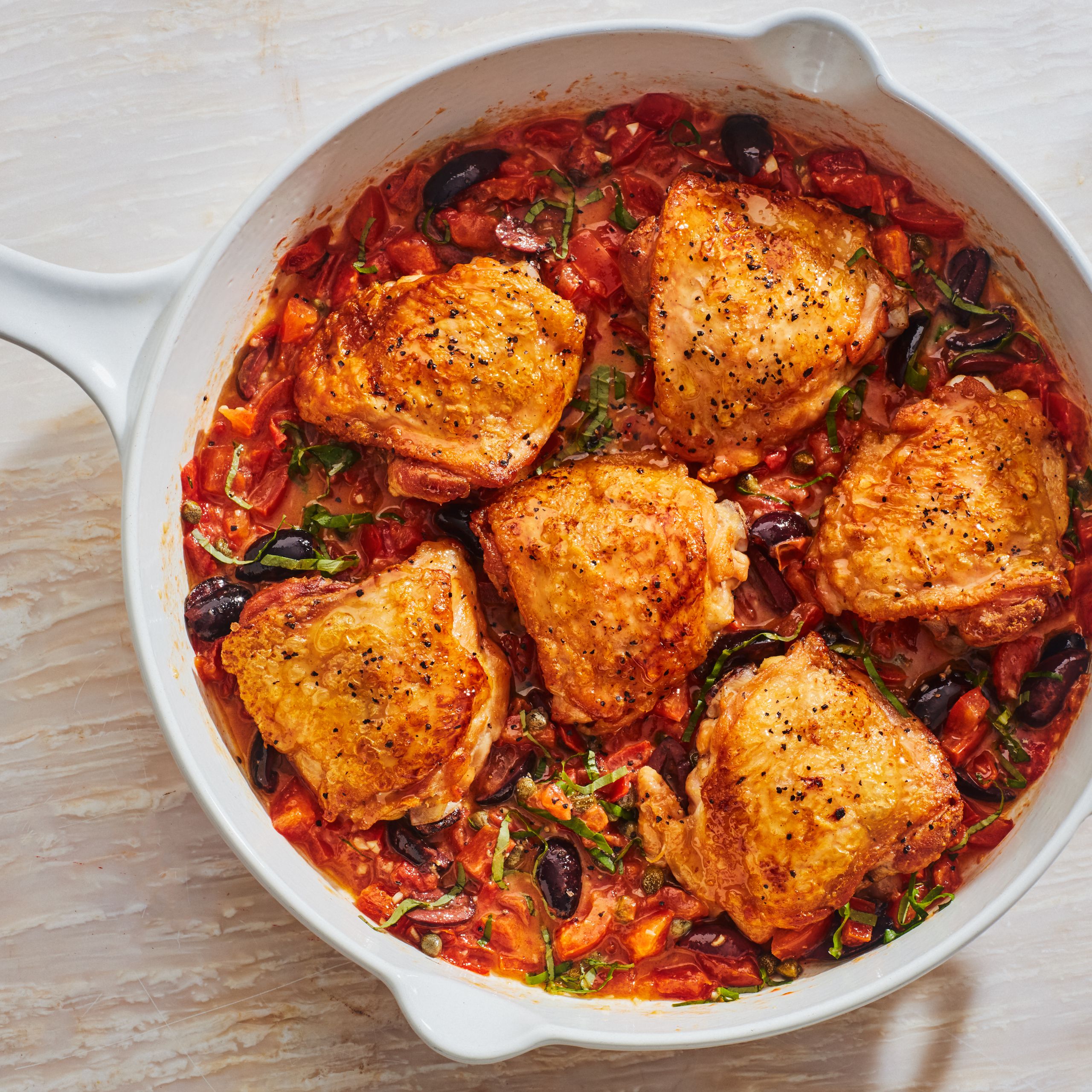 Authentic Provençal Herb Chicken with Tomatoes
