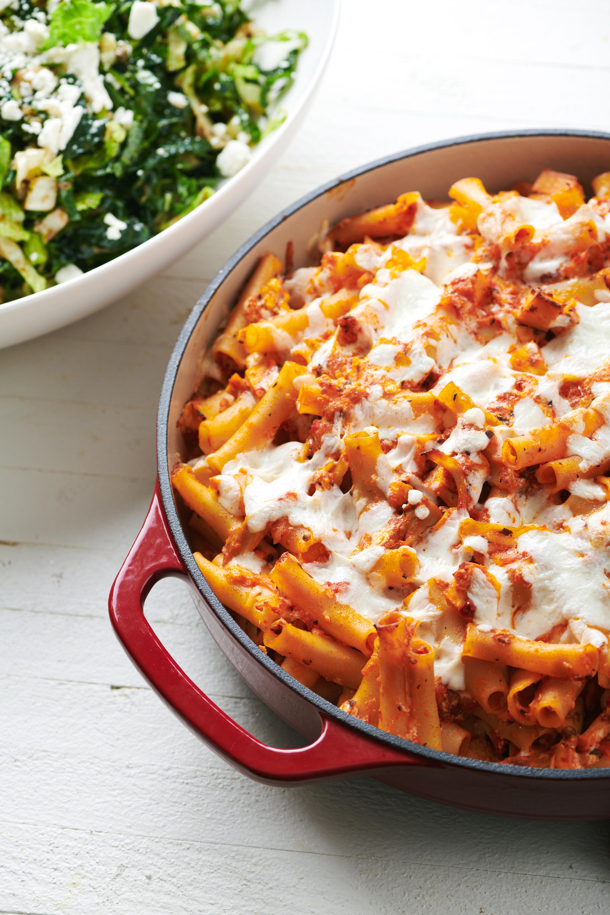 Chicken Parmesan Baked Ziti