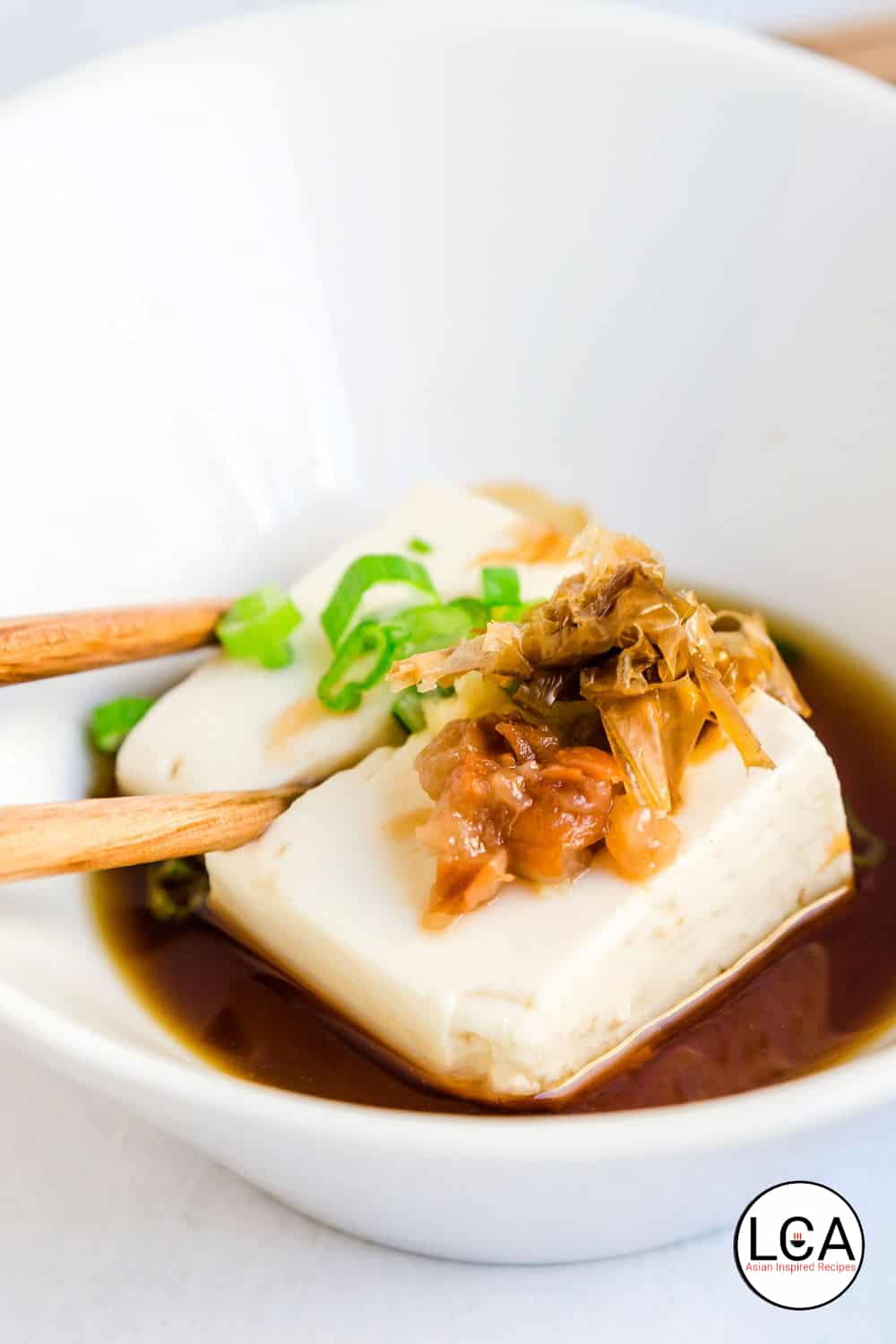 Authentic Yudofu: Simmered Tofu with Scallion Dashi