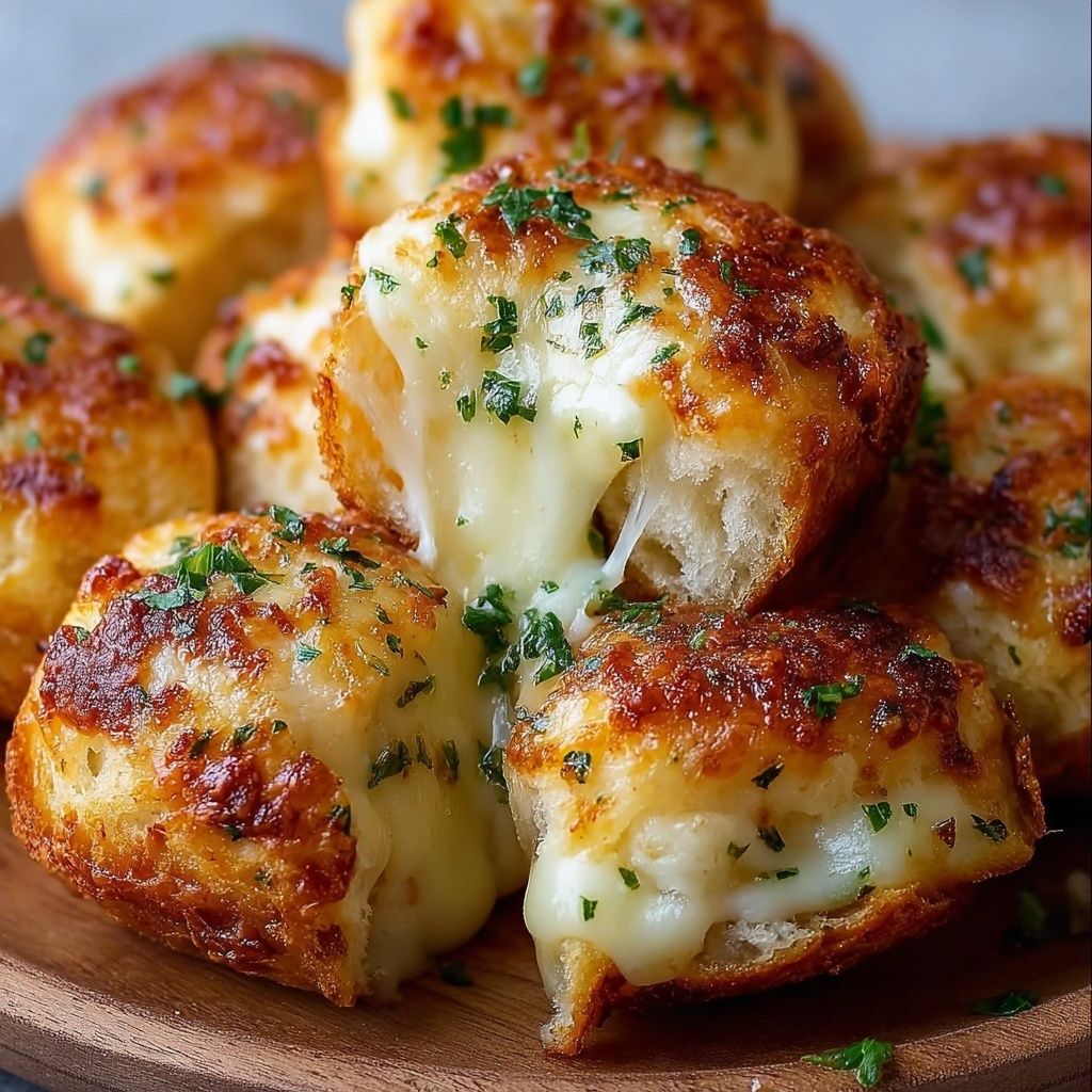 Cheesy Garlic Bread Bites