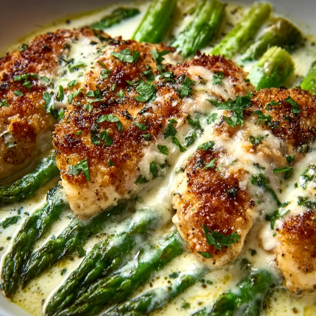 Citrus-Glazed Chicken with Asparagus