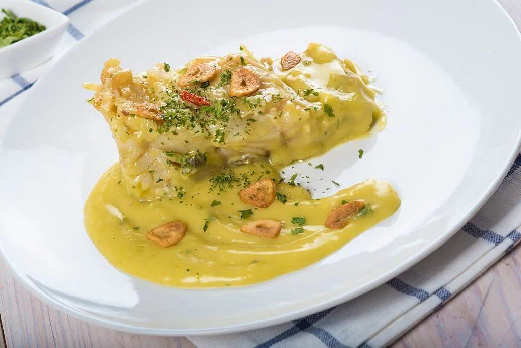 Bacalao Al Pil-Pil with Lemon and Garlic