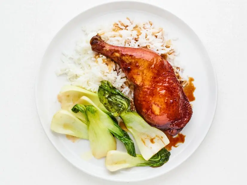 Honey-Soy Glazed Chicken with Bok Choy