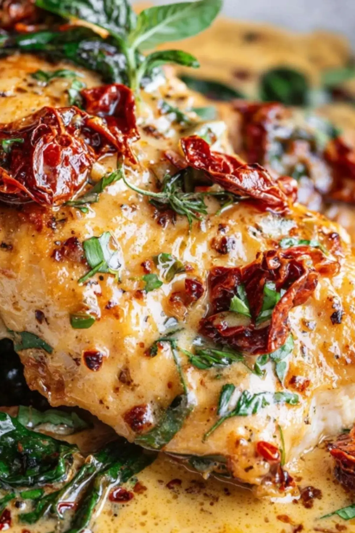 Lemon-Herb Coconut Chicken with Sun-Dried Tomatoes