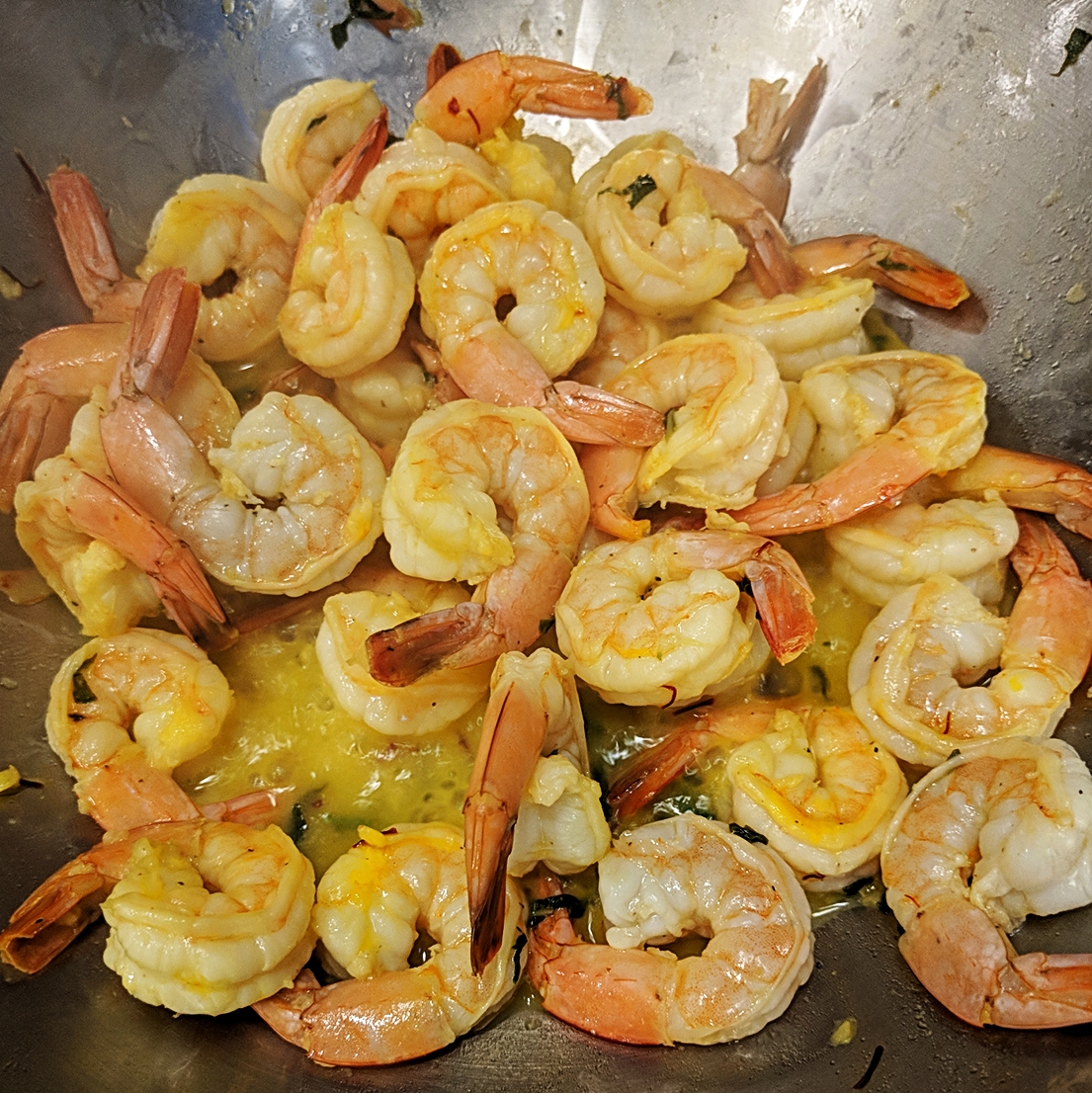 Malaga Saffron Shrimp with Lemon