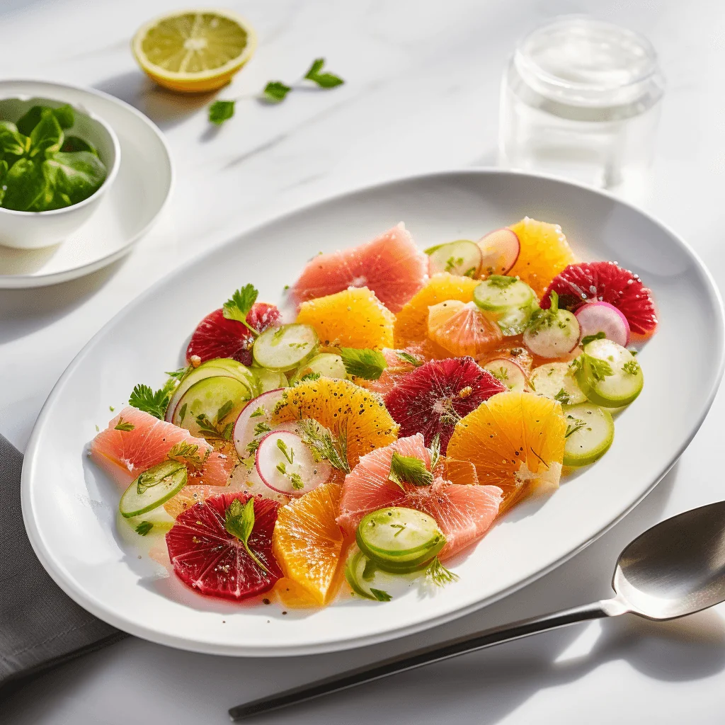 Aperol-Infused Citrus & Endive Salad