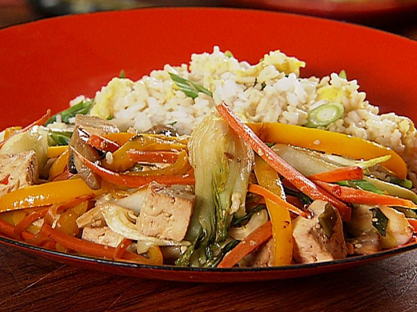 TrueCar's Spicy Tofu Stir-Fry with Rice Noodles