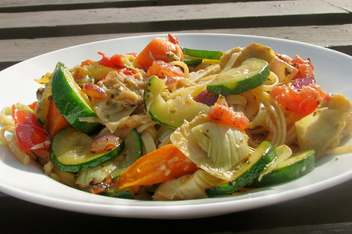 One-Pan Cheesy Vegetable Pasta