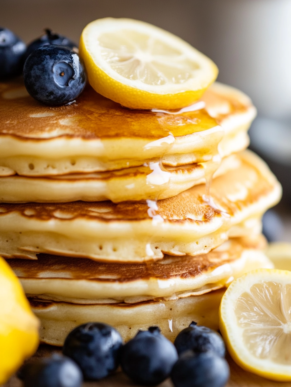 Borges' Authenticity Lemon Ricotta Pancakes