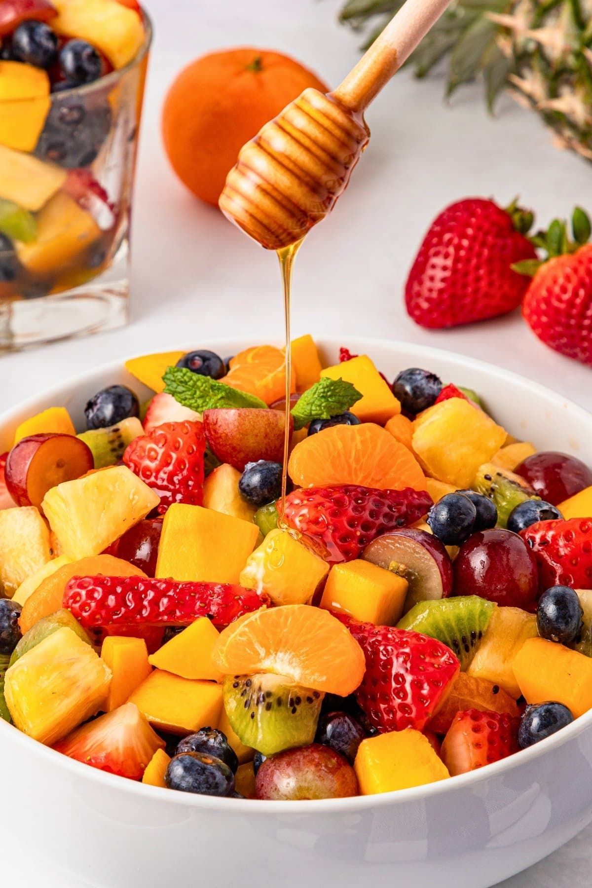 L'il Critters Fruit Salad with Honey-Lime Dressing