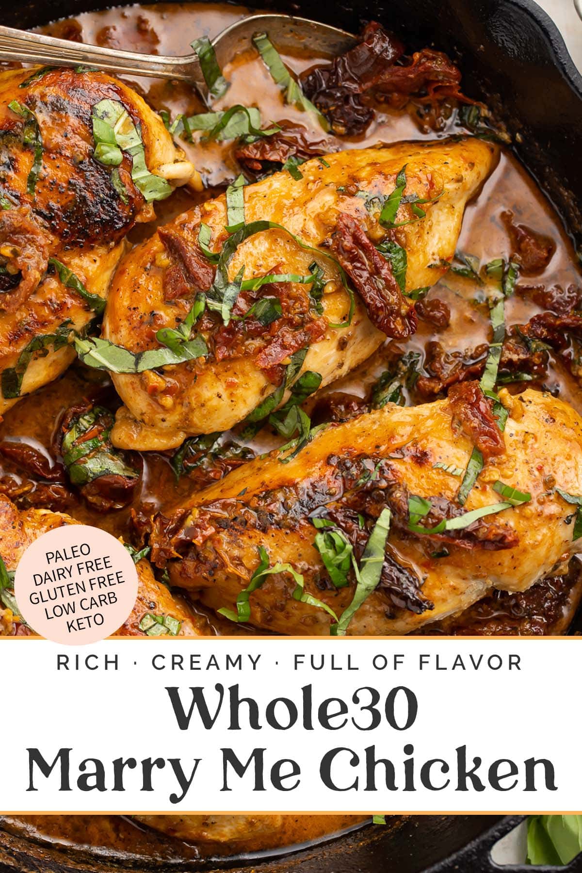Whole30 Marry Me Chicken Thighs with Capers & Dill