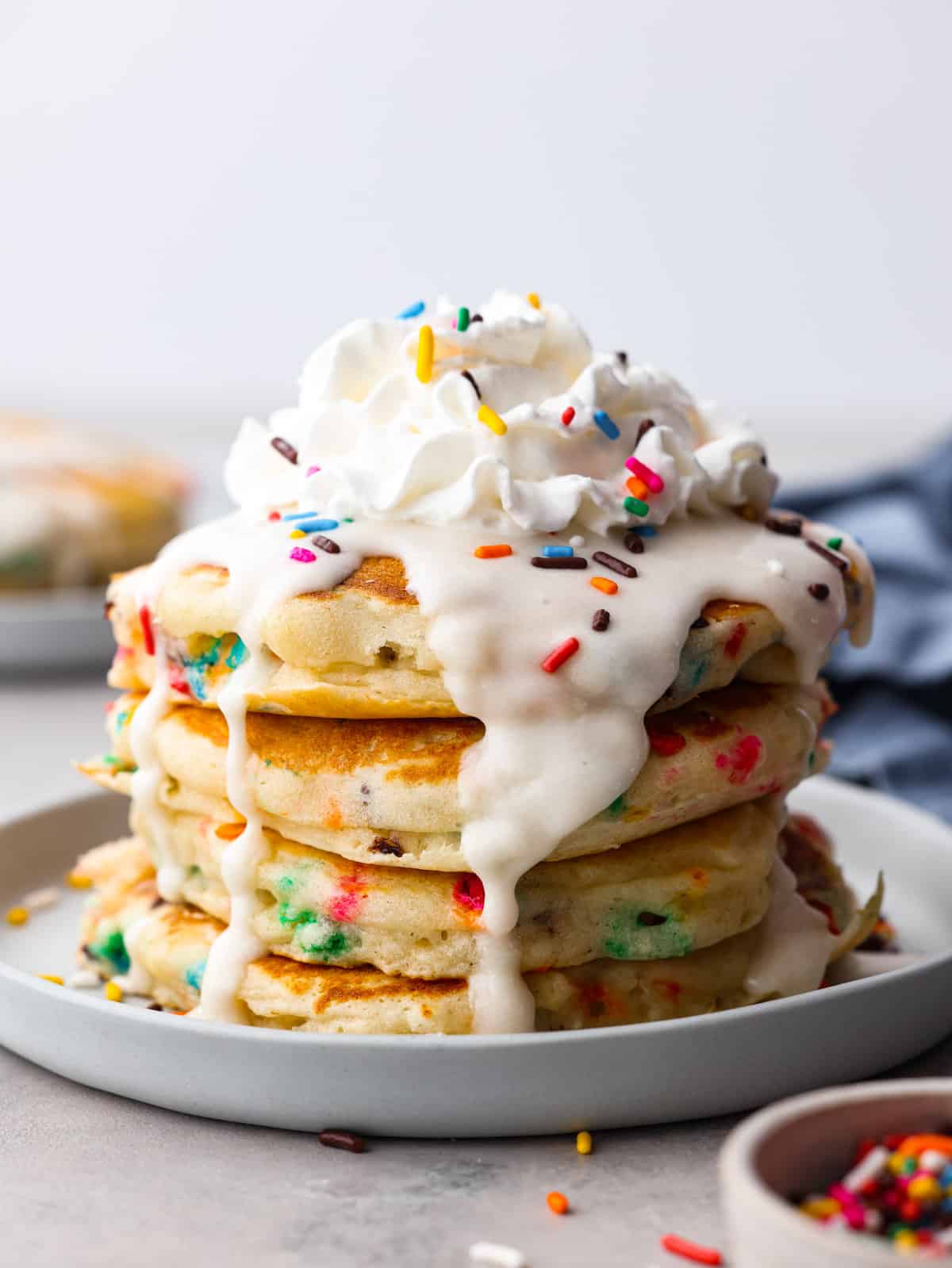 Fun-Size Funfetti Pancakes