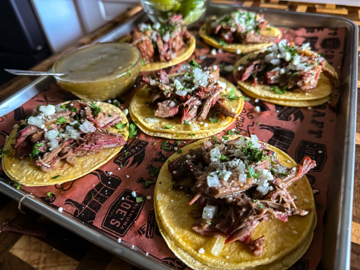 Memphis Grizzlies Smoked Brisket Tacos