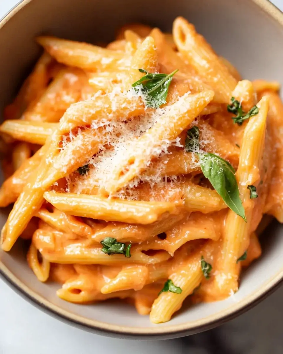 Nurse's Favorite Creamy Tomato Basil Pasta