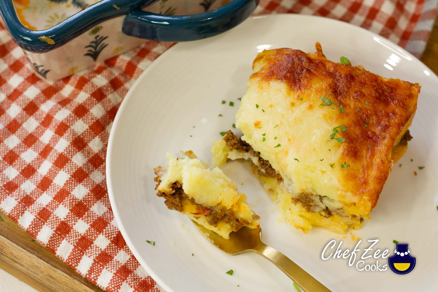 Pastelón de Papa con Albóndigas