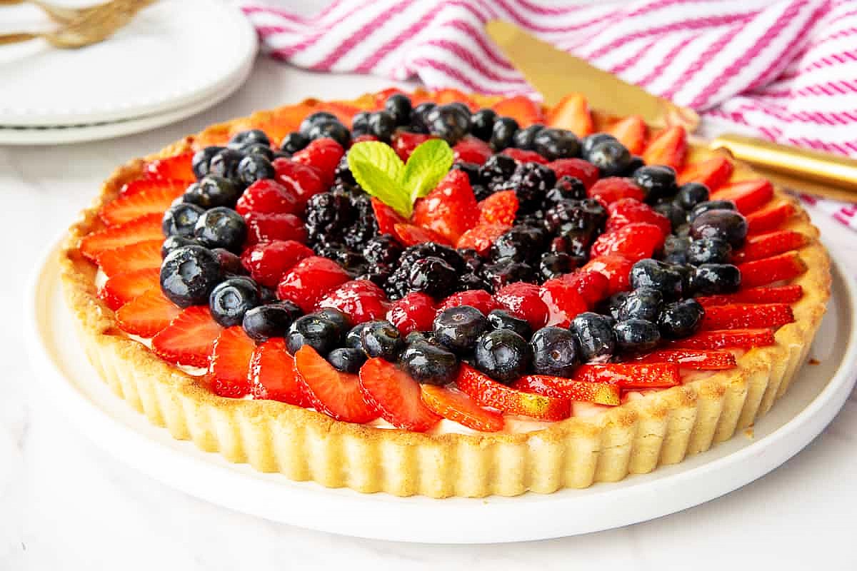 Time-Stealing Berry Lavender Tart