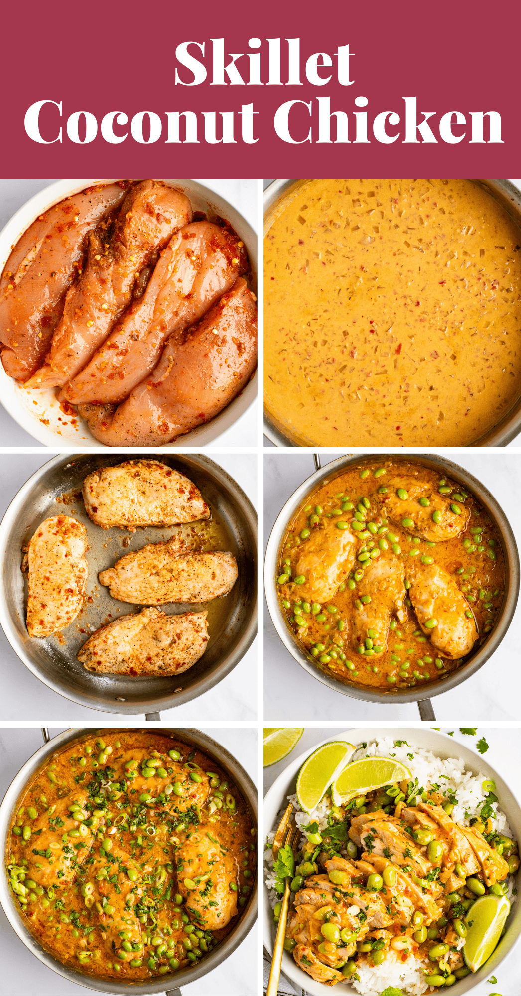 Lemon-Herb Coconut Chicken Skillet