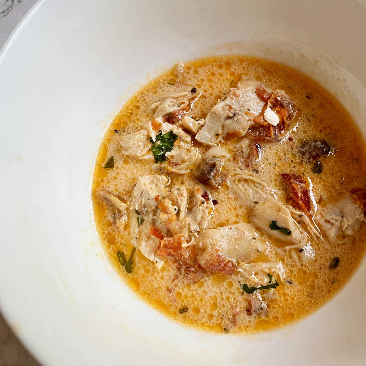 Instant Pot Coconut Sun-Dried Tomato Chicken