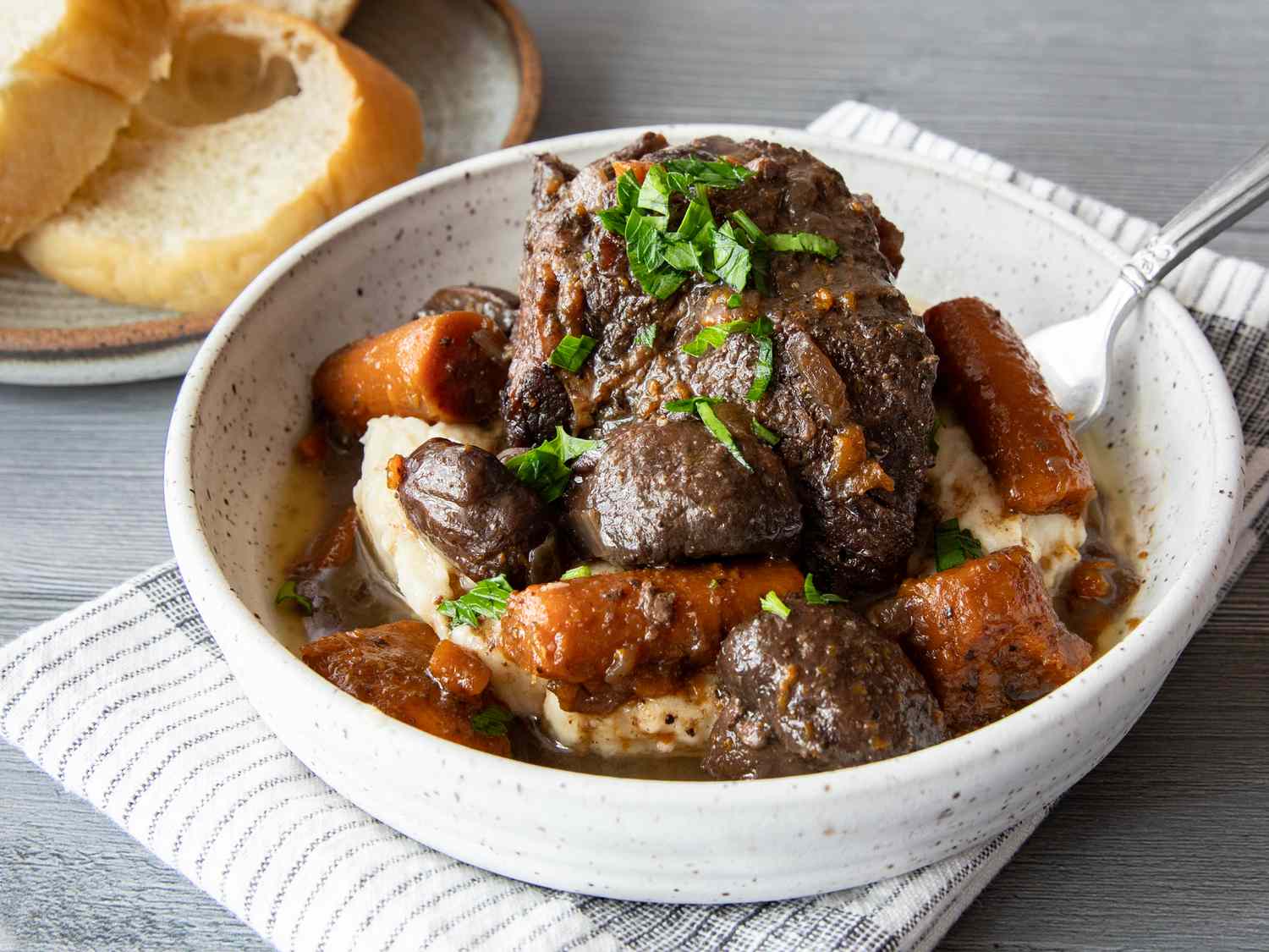 Lambic-Braised Belgian Beef with Root Vegetables