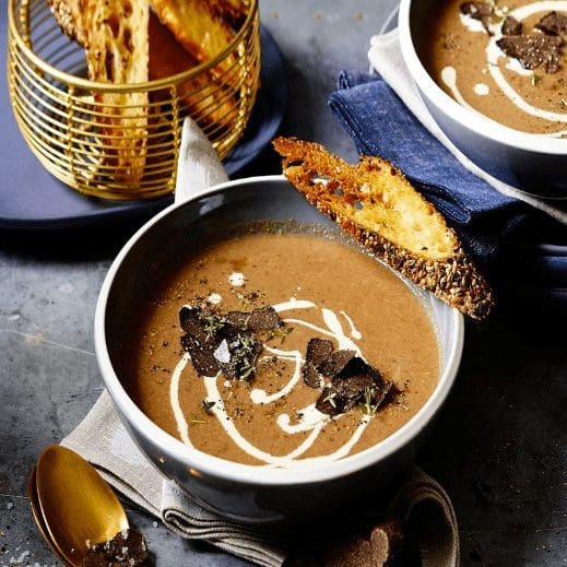 Genuine History Mushroom & Truffle Soup with Heritage Herbs