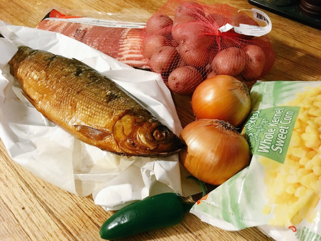 Cisco Kid's Smoked Trout Stew