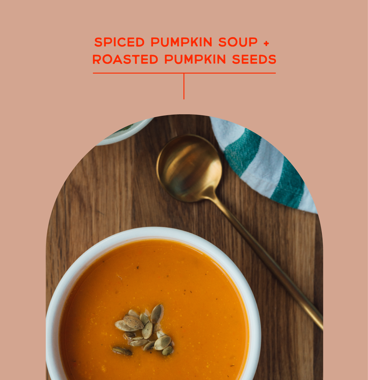 Actual Spiced Pumpkin Soup with Toasted Pumpkin Seeds