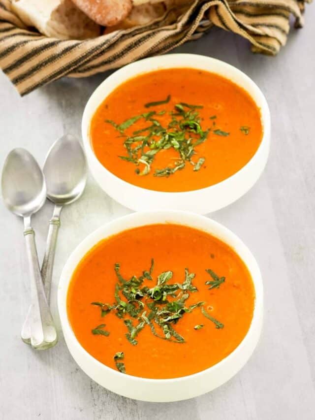 Authentic Provençal Tomato Basil Soup