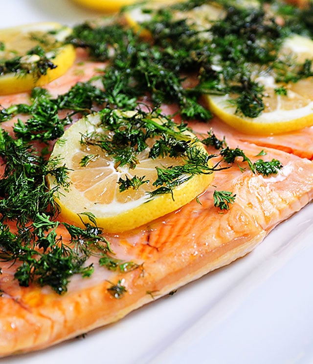 The Best Lemon-Dill Salmon