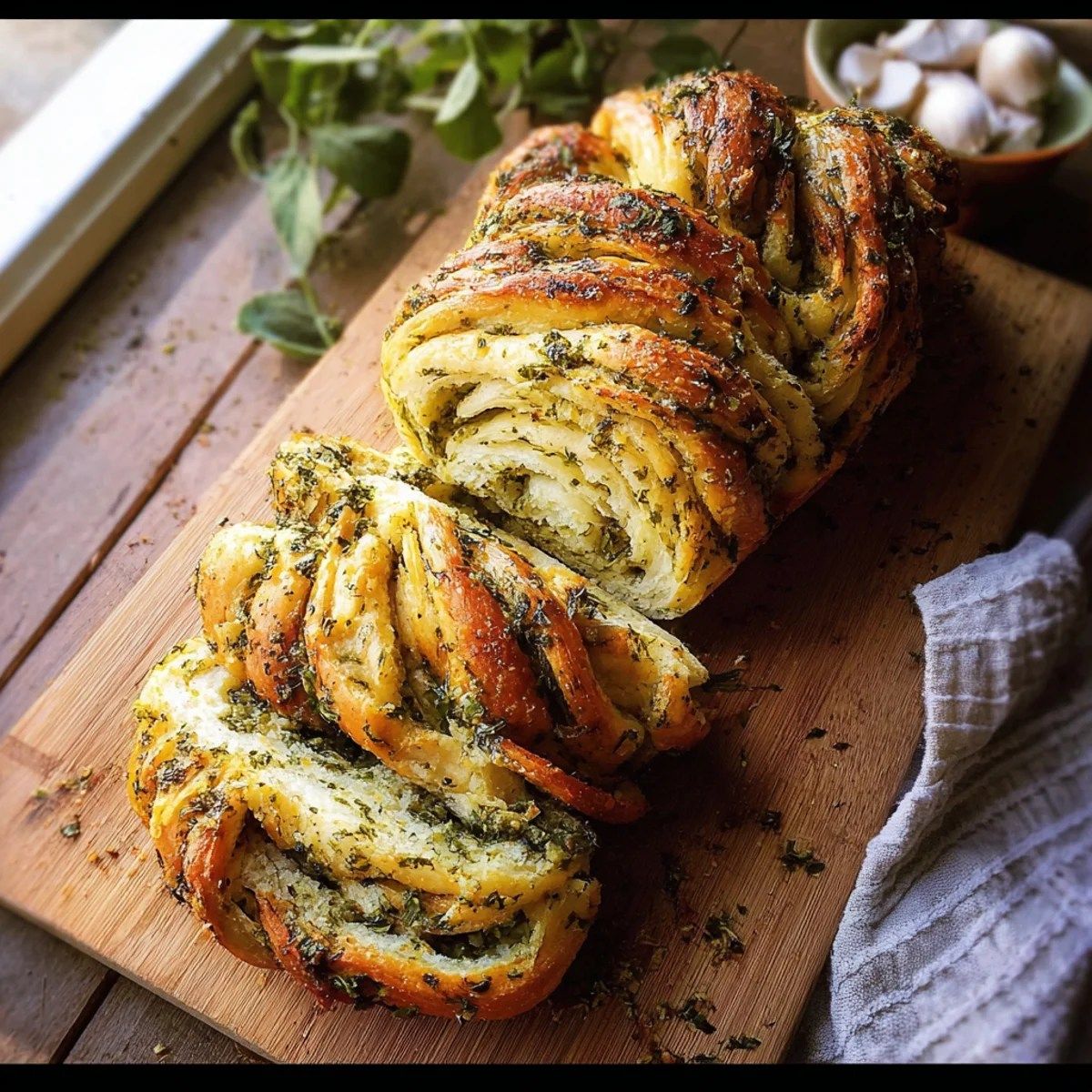 Garlic Herb Ring Bread
