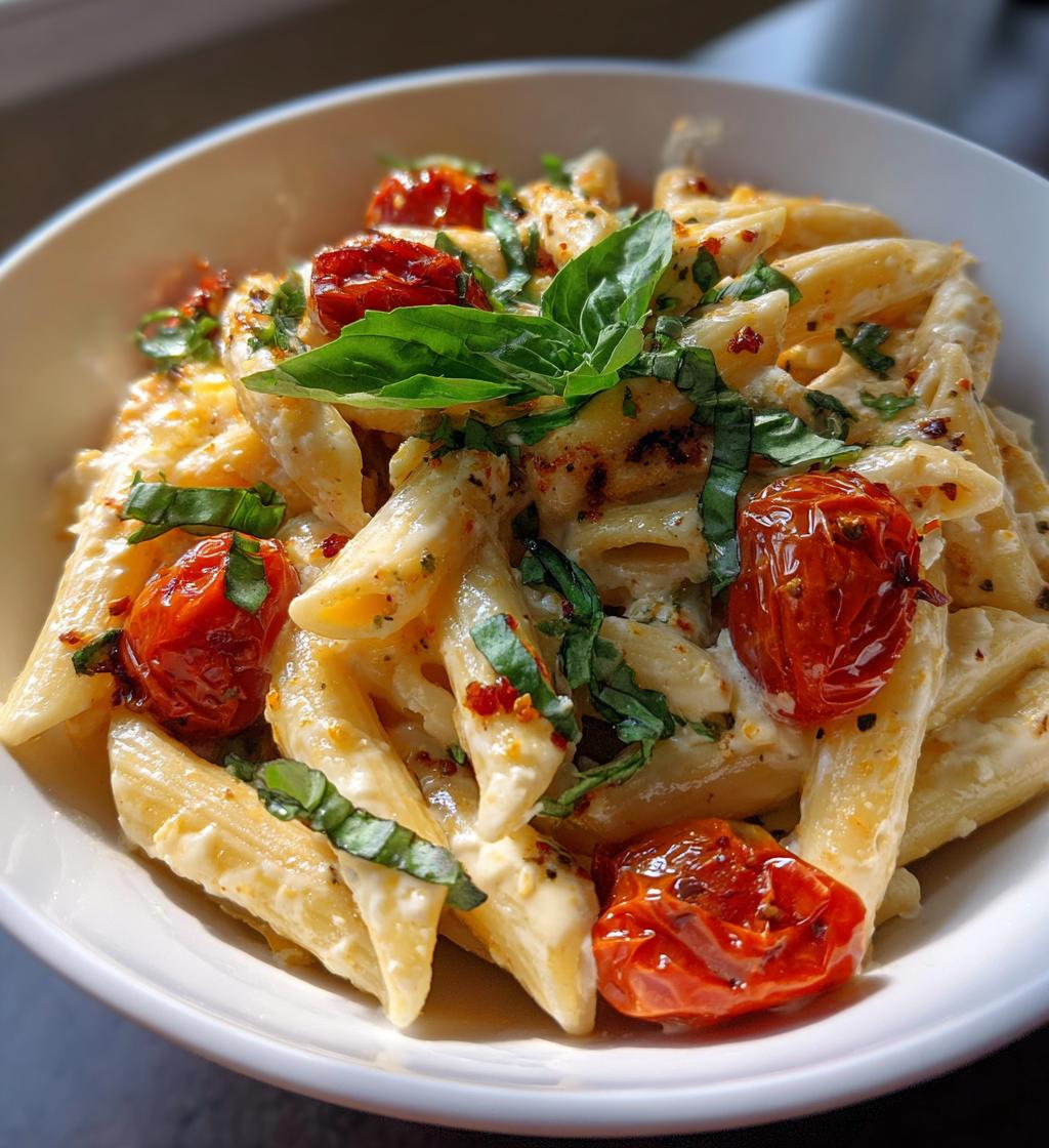 One-Pot Lemon Herb Pasta with Cherry Tomatoes and Feta