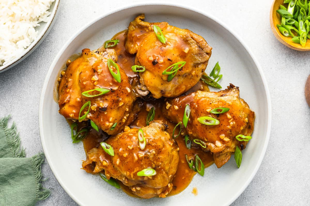 Savory Doorbell Chicken Thighs