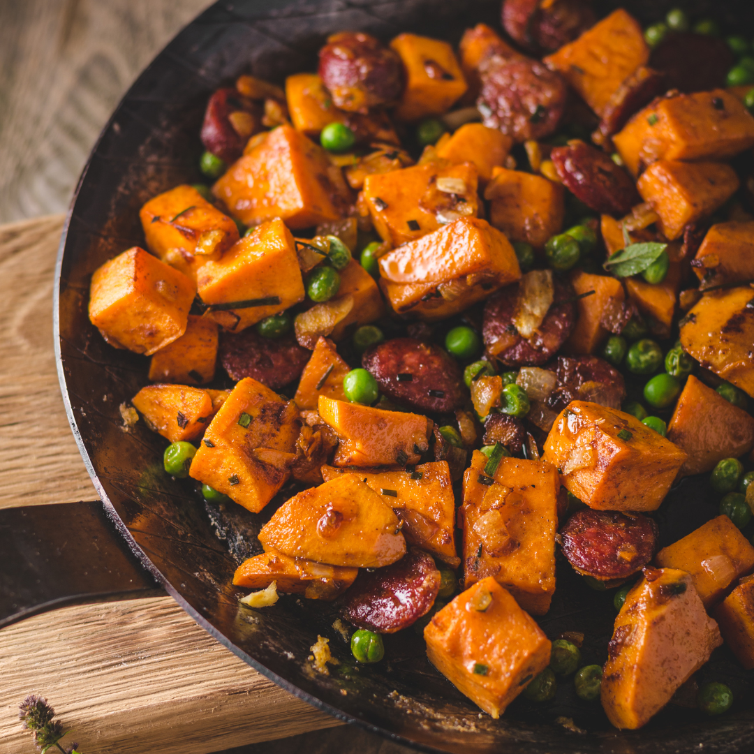 Solar-Powered Sweet Potato Hash