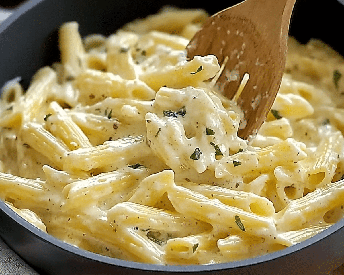 Herb-Infused Garlic Pasta