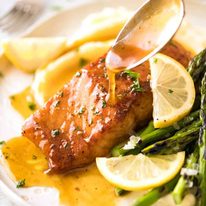 Honey-Glazed Lemon Herb Baked Salmon