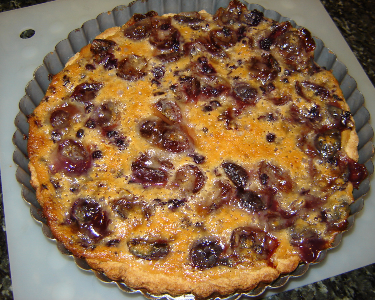 Orval Cheese & Cherry Tart