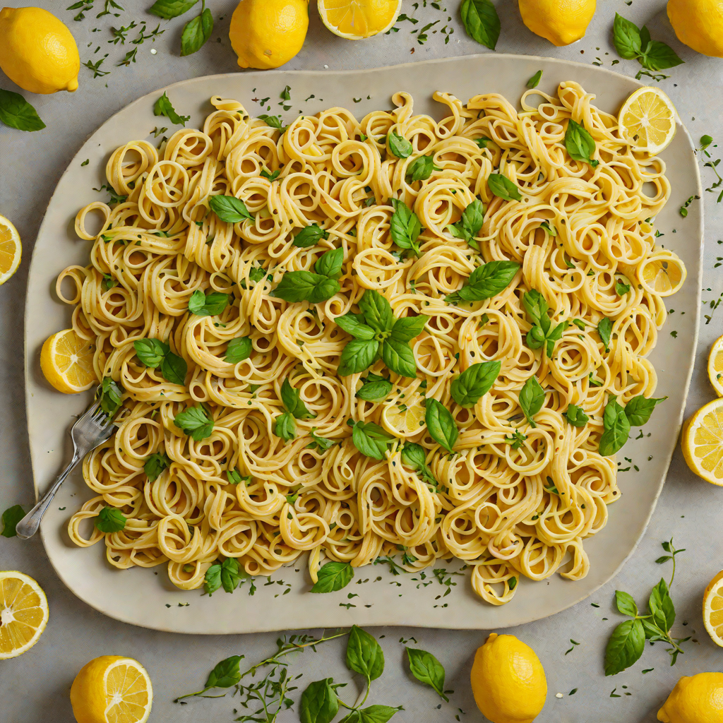 Pixel-Perfect Lemon Herb Pasta
