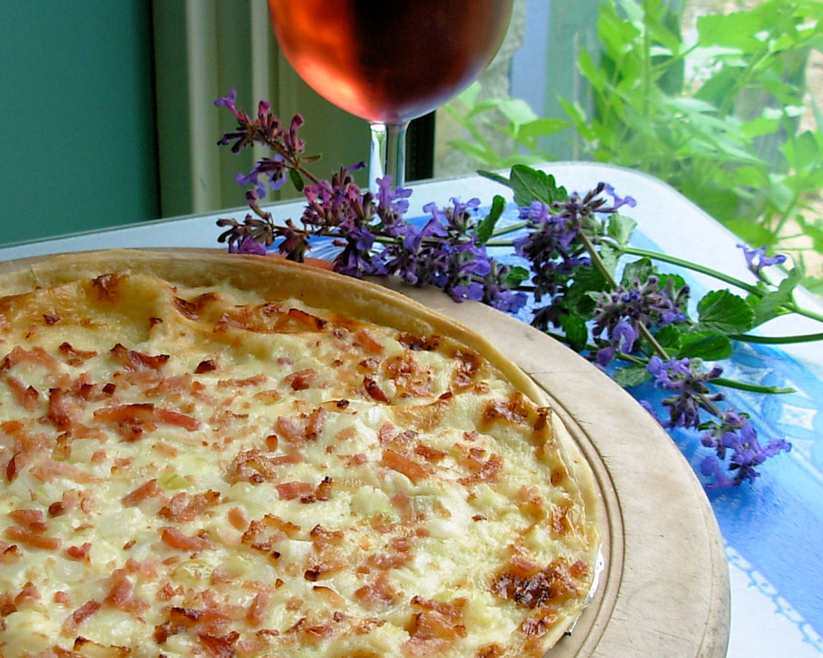 Belgian Lambic-Infused Cheese Tart